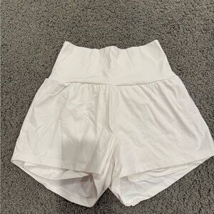 Halara white shorts size S